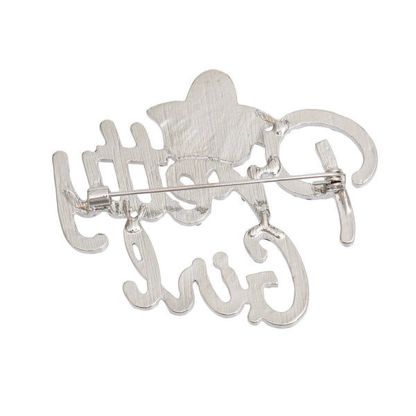 AKA Sorority Pretty Girl Pink Pearl Pin