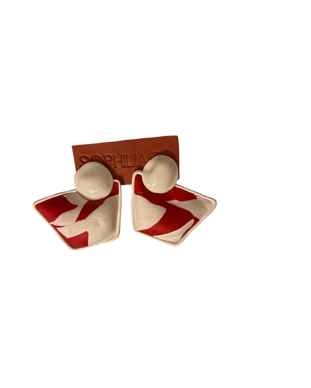 SOPHILIA CO. Handmade "Color Theory" Earrings
