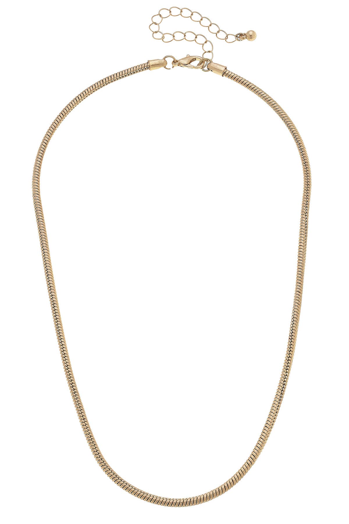 CANVAS STYLE CHARM BAR -Brooklyn Cord Charm Necklace Base in Shiny Gold