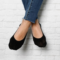 No Show Sock - Black or Grey