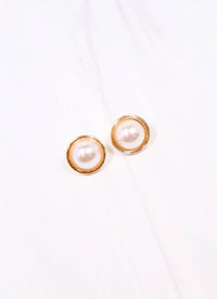 Bruno Pearl Stud Earring GOLD: Default