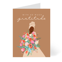 So Much Gratitude | Thank You Card | Black Woman