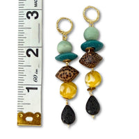 Beaded Dangle Earrings - Boho Drops