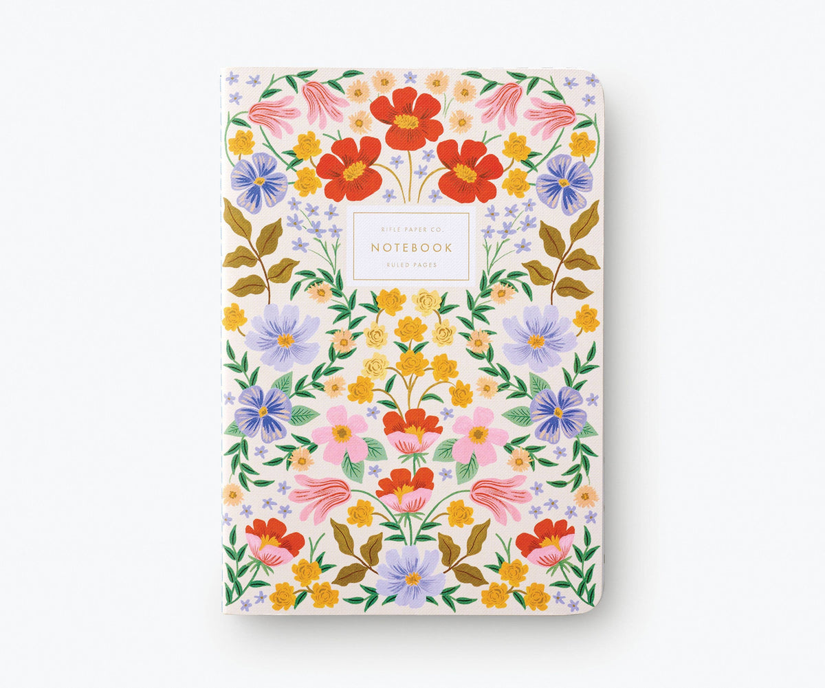 Rifle Paper Assorted Set of 3 Bramble Notebooks