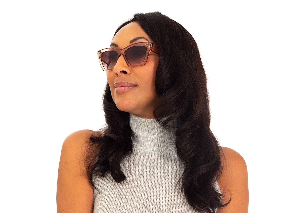 Razzy - Sunglasses: Champagne or  Tortoise