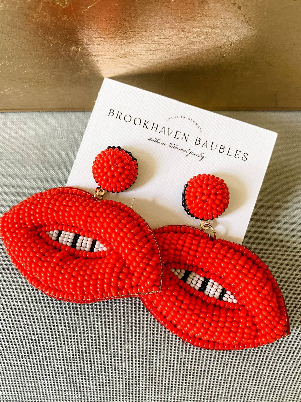 Southern Beaded Statement Fashion Earrings