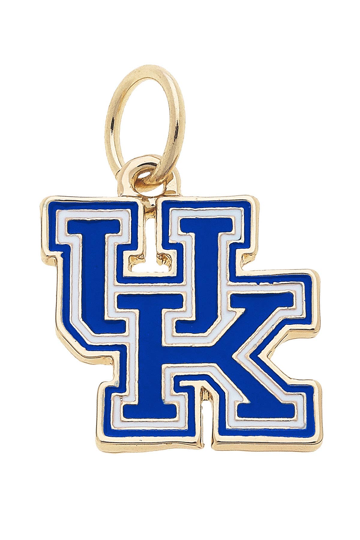 CANVAS STYLE CHARM BAR -  Kentucky Wildcats Enamel Logo Charm