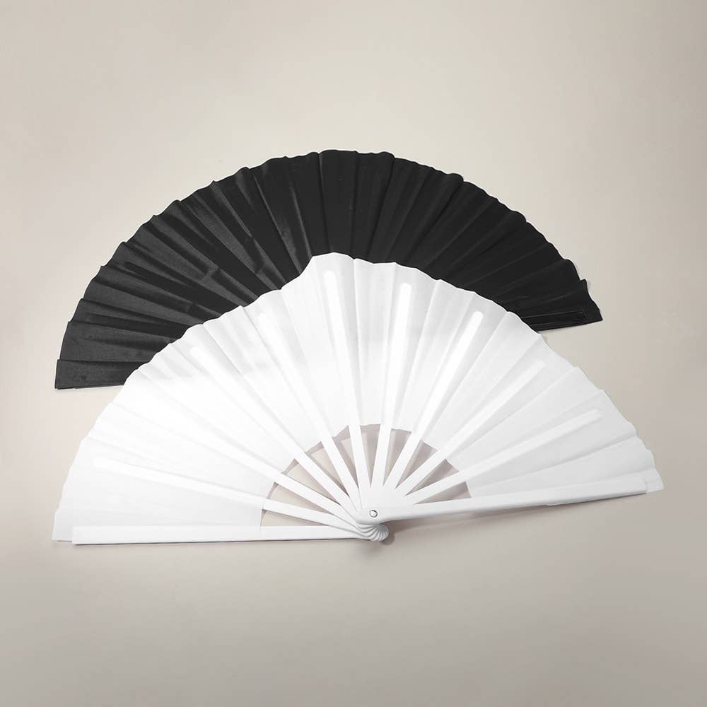 Plain Folding Line Dance Hand Fan