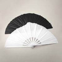 Plain Folding Line Dance Hand Fan