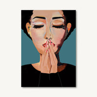Praying Hands Greeting Card
