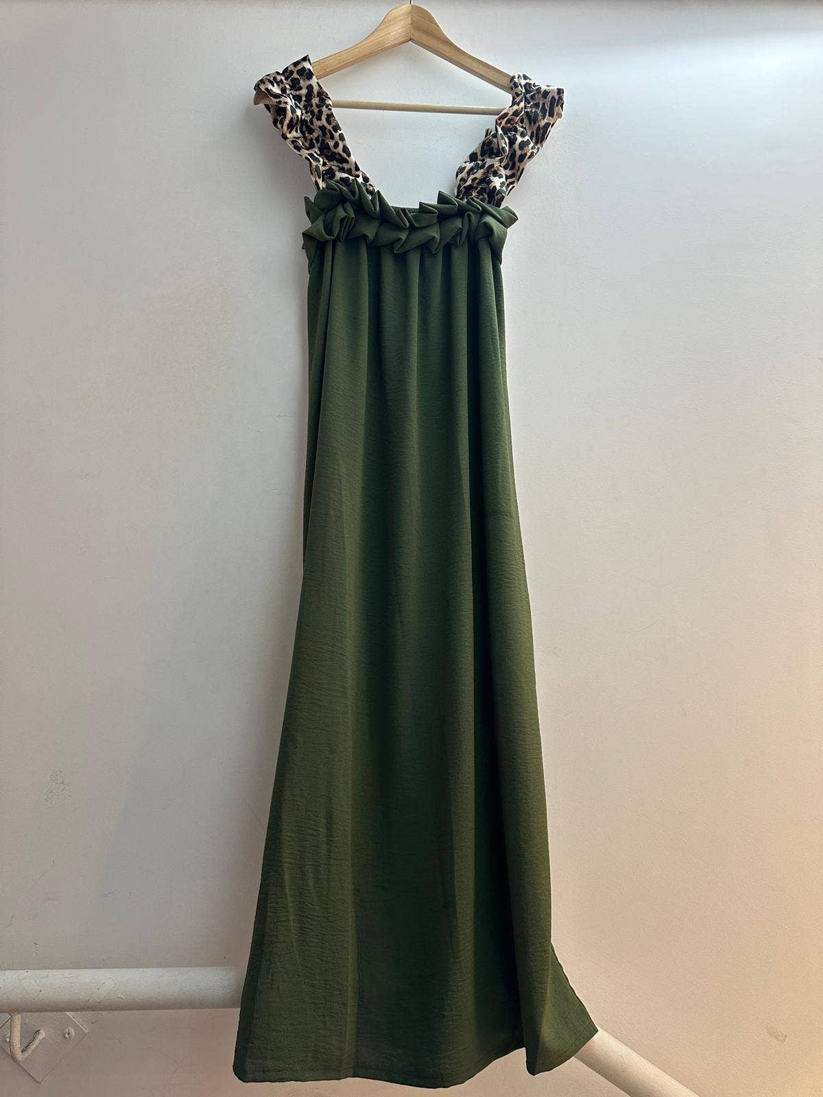 6633 one size long tank dress : Black / Unique