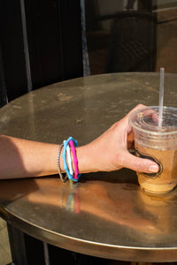 Waterproof Bamboo Bracelet | Travel-Ready Wristwear: Black
