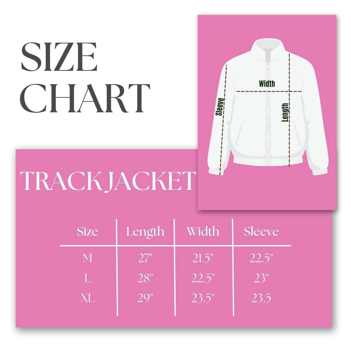 AKA Greek Apparel Pink Zip Up Track Jacket