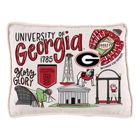 University of Georgia Icon Pillow