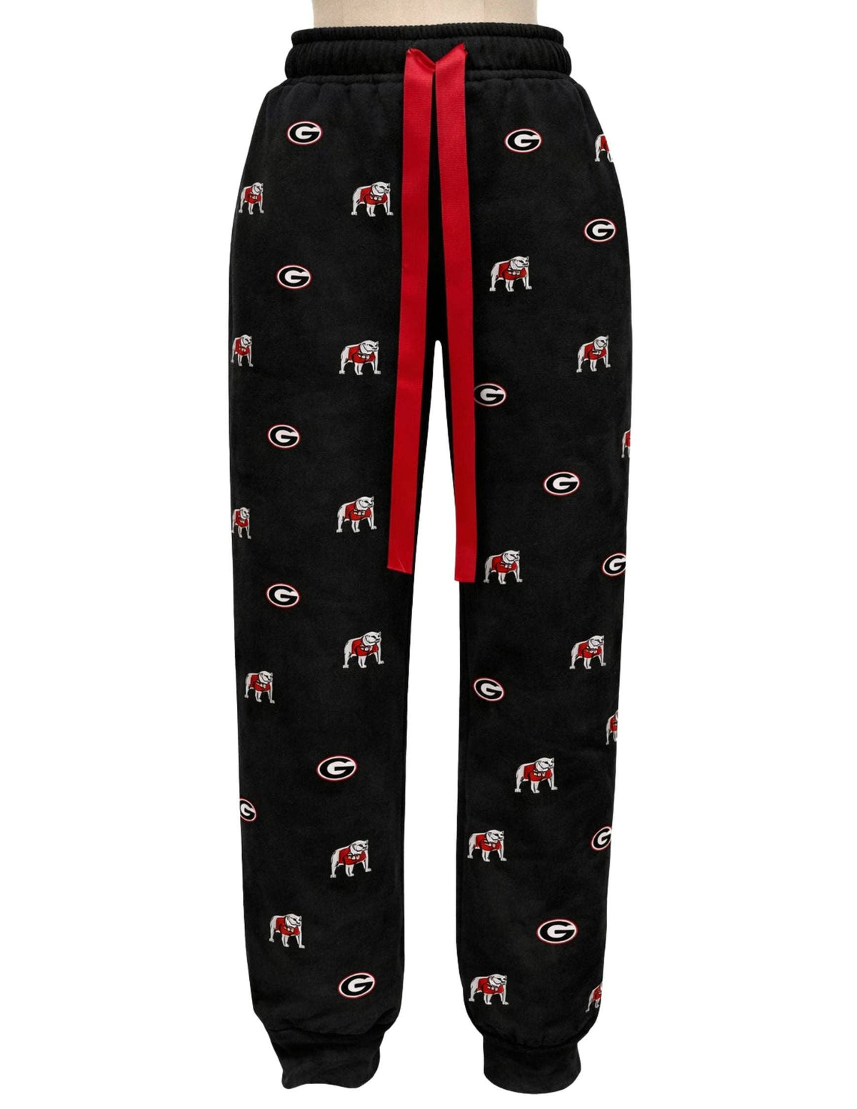 Georgia Embroidered Fleece Sweatpants PRE-ORDER (Est. Ship 11/1): Large