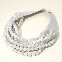 CHUNKY BEADED LAYERED NECKLACE CLASP