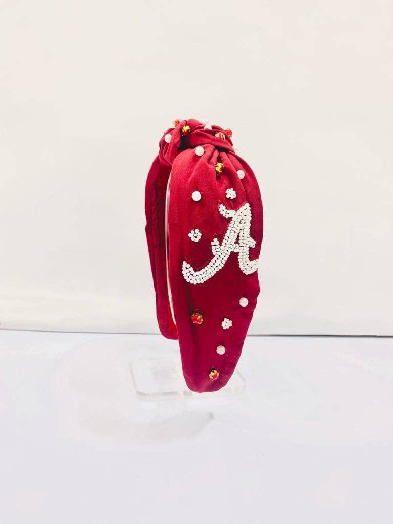 Alabama Beaded GAME DAY Headband