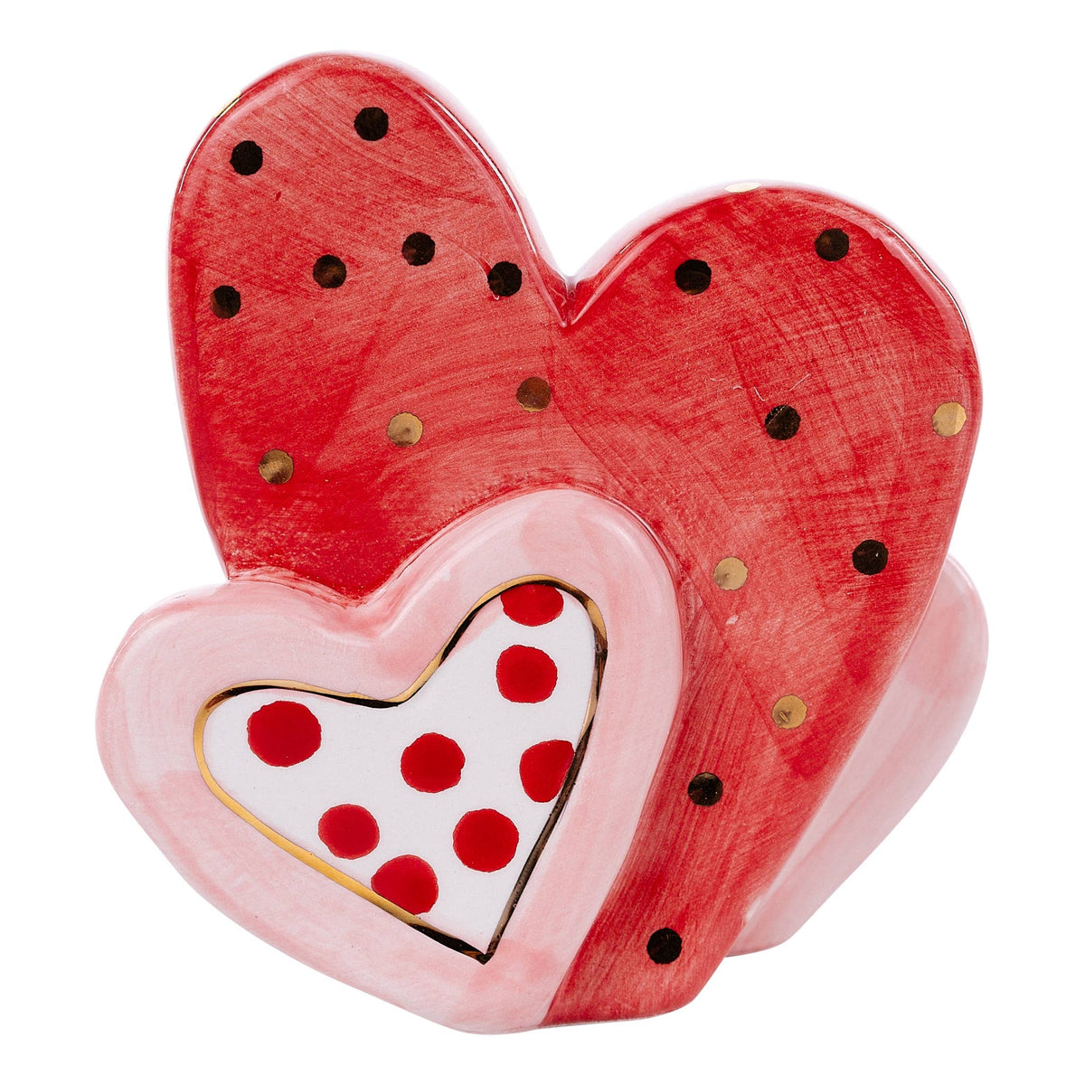 Glory Haus Red & White Heart Charcuterie Board Topper
