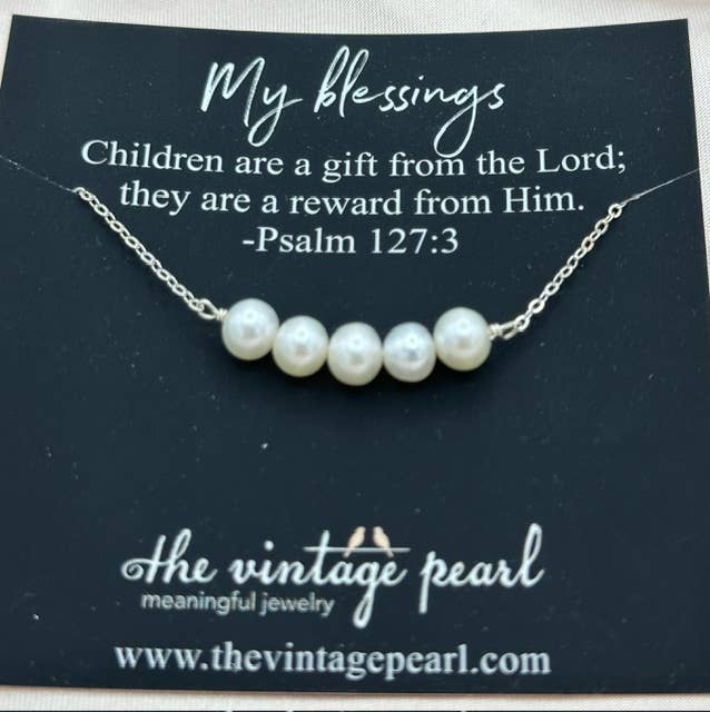My Blessings - Silver: 1- 4 Pearls
