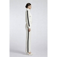 Midnight Stripe Luxe Track Set: BLACK / S-M-L-XL(2-2-2-2)