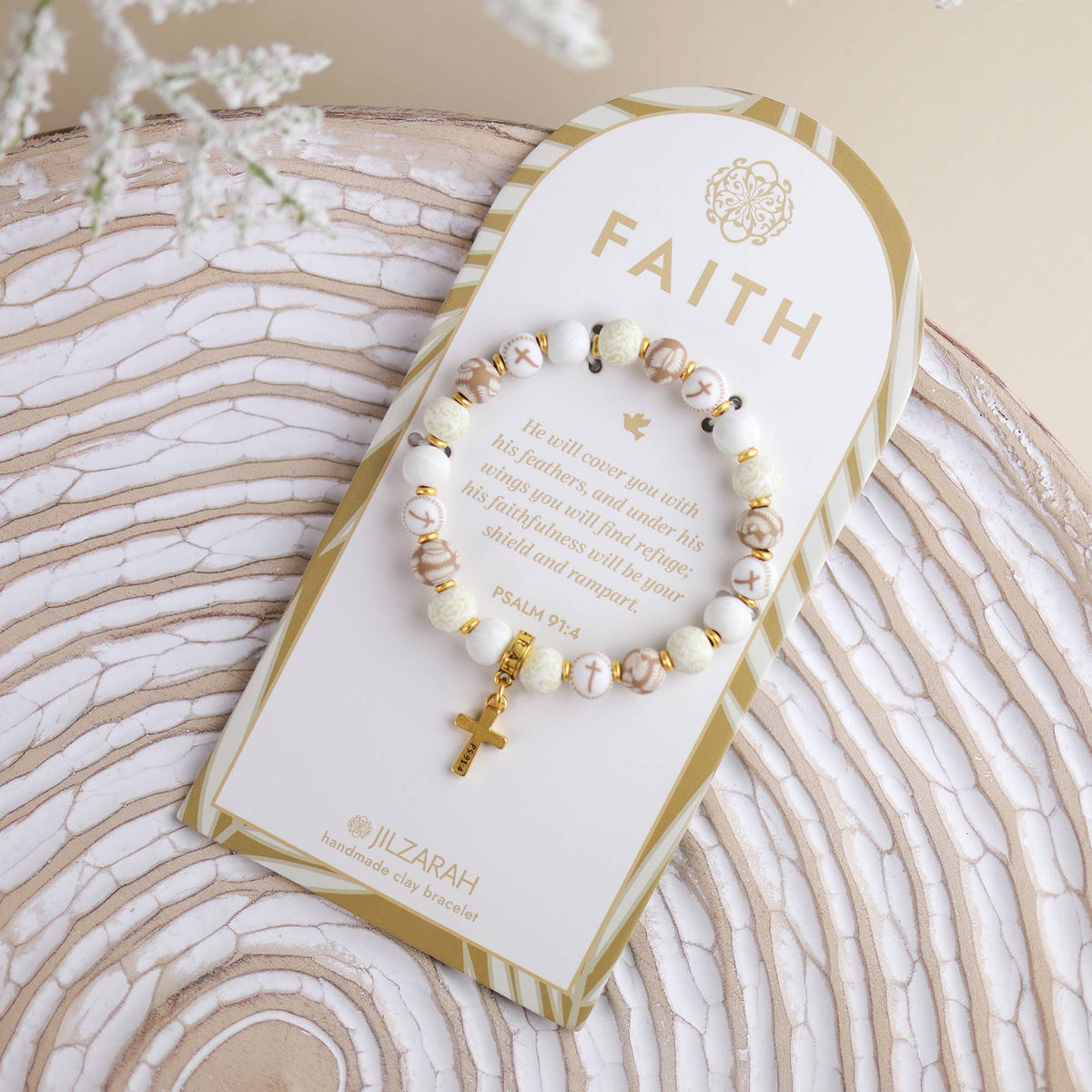 Ivory Palm Faith  JILZARAH Bracelet