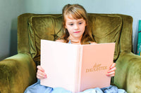 Dear Daughter Childhood Keepsake Book | Mother's Day Gift: Pink