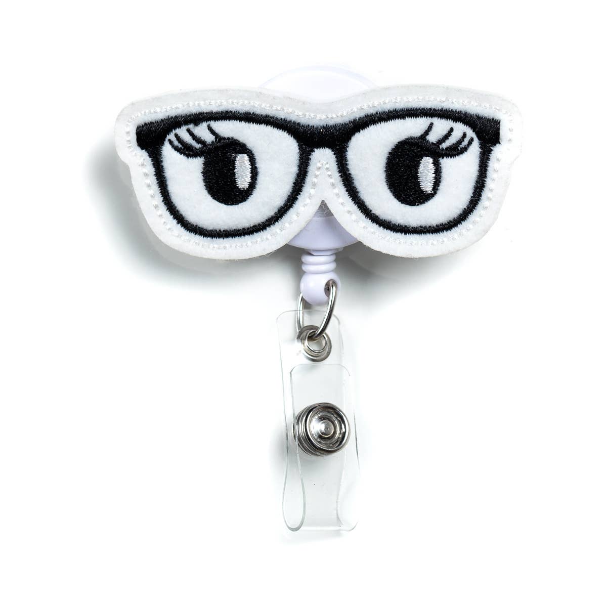 Eye Glasses Optometry Rotating Retractable Reel Badge Holder
