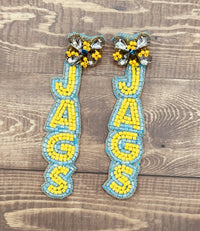 Southern Jags Beaded Earrings