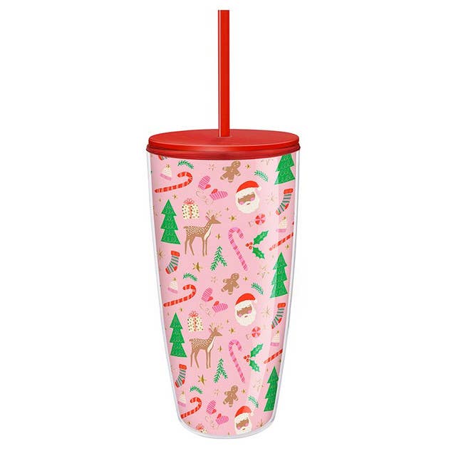 Double-Wall Grayson - Holiday Pattern: 22 oz