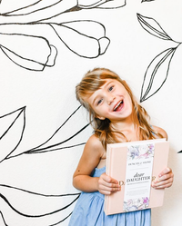 Dear Daughter Childhood Keepsake Book | Mother's Day Gift: Pink