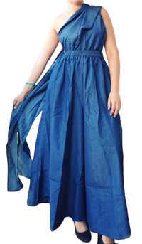 Chloe Denim Convertible Jumpsuit