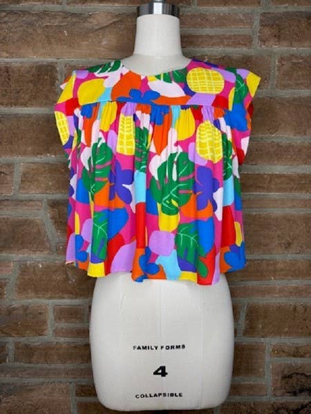PAIGE (PRINT - SS): SUMMER FLING / L