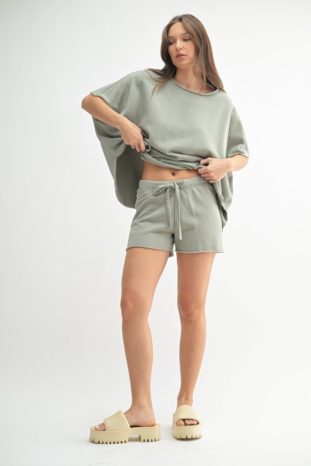 Malibu Vintage Dolman Top: SHADOW / S:M:L (2:2:2)