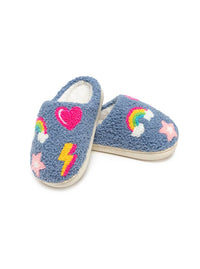 Kids Denim Slippers: BIG KIDS 1-3