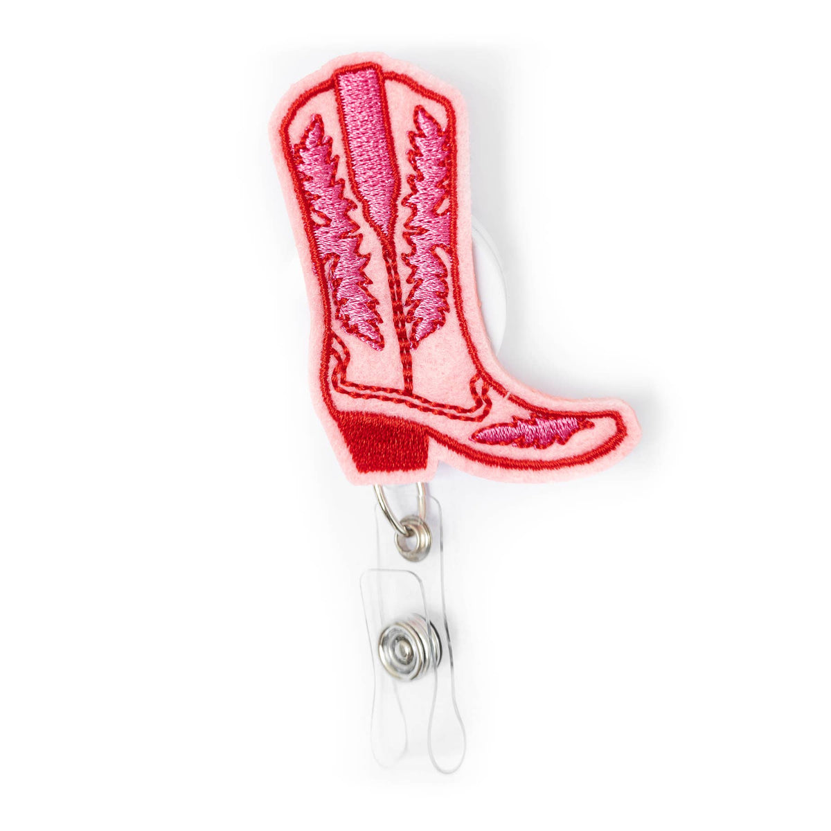 Boot 360-Degree Rotating Retractable Reel Badge Holder