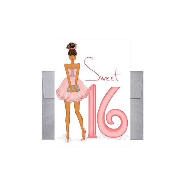 Sweet 16 Birthday Greeting Card