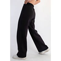 FLEECE PLEATED TROUSER: True Red / S-M-L(2-2-2)