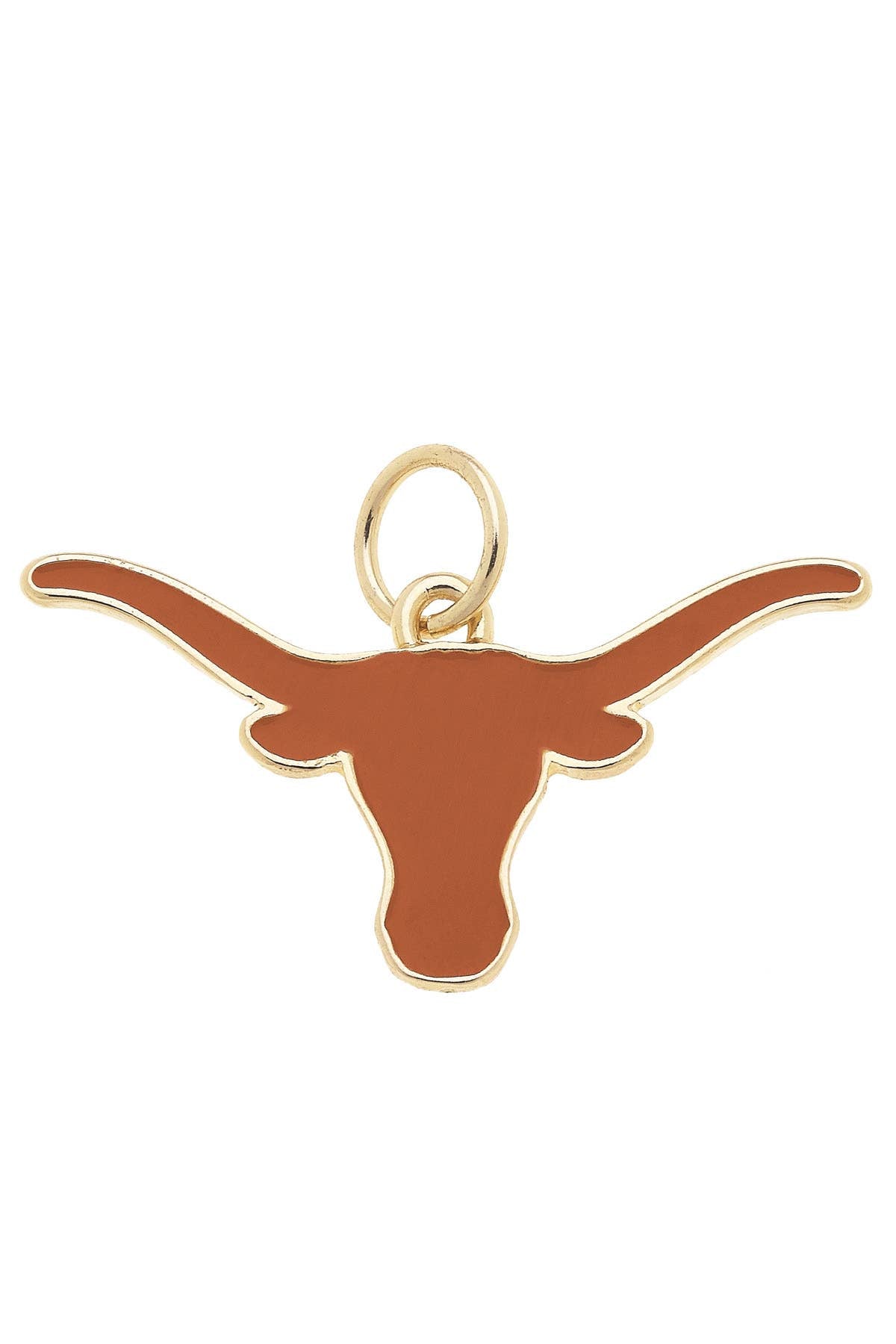 CANVAS STYLE CHARM BAR - Texas Longhorns Enamel Logo Charm