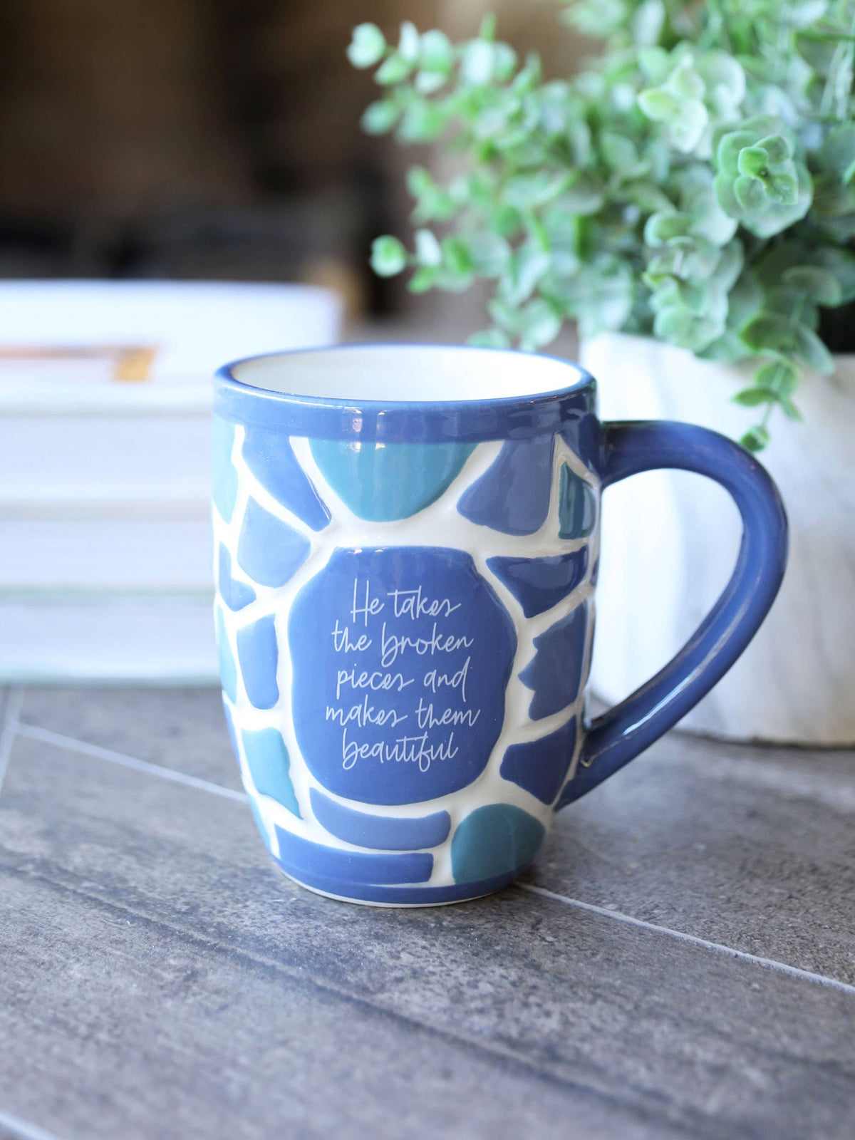 Mended Mug | Blue