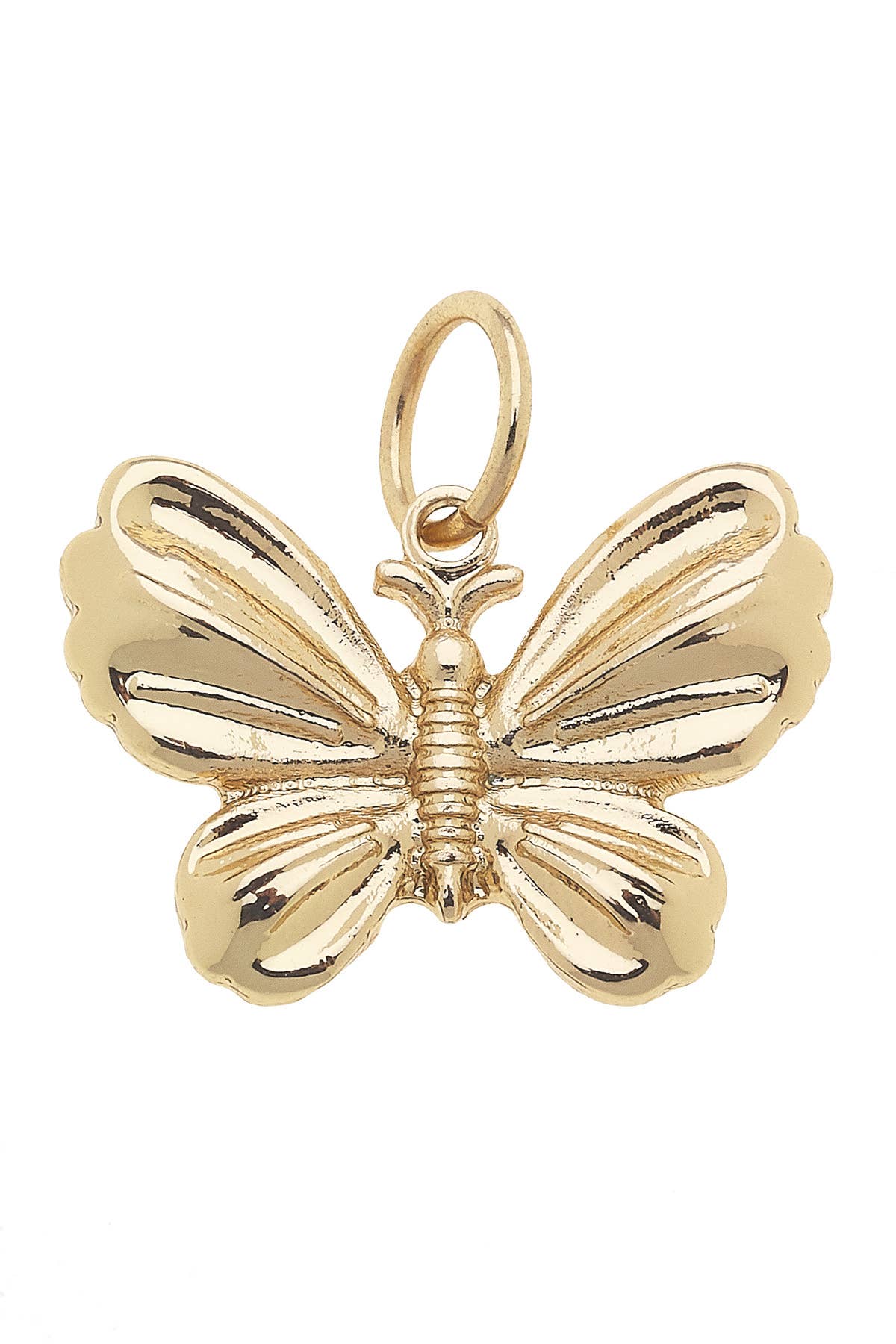 CANVAS STYLE CHARM BAR -Butterfly Charm in Shiny Gold