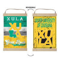 Rev Banner Retro Xavier University of Louisiana Gold Rush