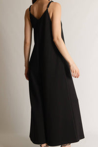 P. CILL Butter Modal V-Neck Wide Leg Jumpsuit