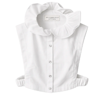Sweet Jane White Ruffle Collar Dickey Chemisette