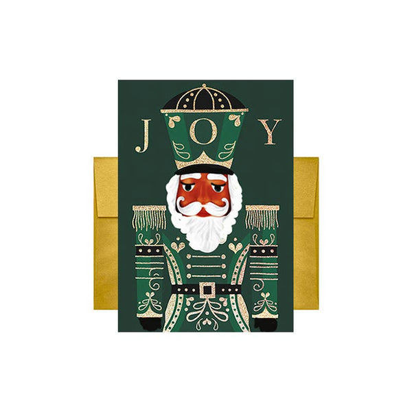Green Joy Holiday Greeting Card
