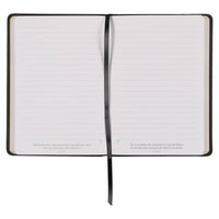 Best Dad Ever Brown Faux Leather Classic Journal - Psalm 28: