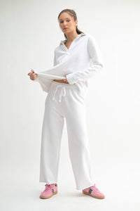 Malibu Wide-Leg Fleece Pants: SHADOW / S:M:L (2:2:2)