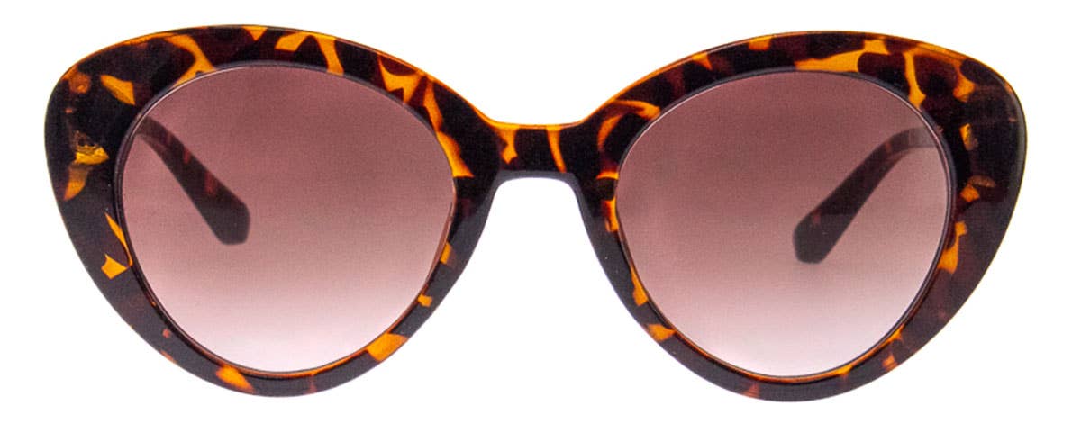 CARESS - SUNGLASSES: ORANGE/BLACK or  TORTOISE
