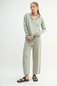 Malibu Wide-Leg Fleece Pants: SHADOW / S:M:L (2:2:2)
