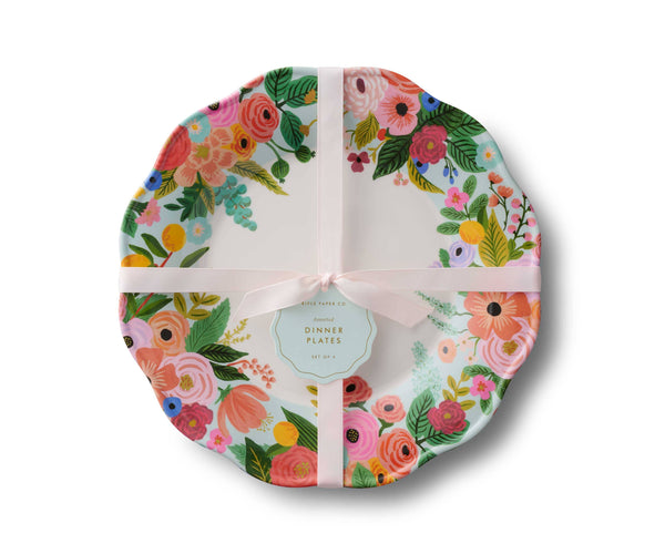 Rifle Paper Garden Party Melamine Assorted Dinner Plates