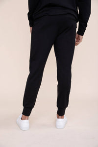 MEN - Melange Joggers: BLACK